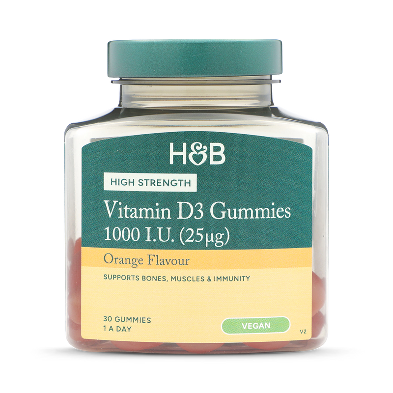 Holland & Barrett Vitamin D Gummies Orange 30 Gummies, imported from the UK