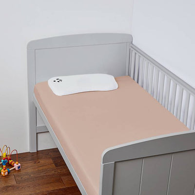 Argos Panda Kids Bamboo Plain Pink Fitted Sheet - Cotbed- Buy online at McGrocer