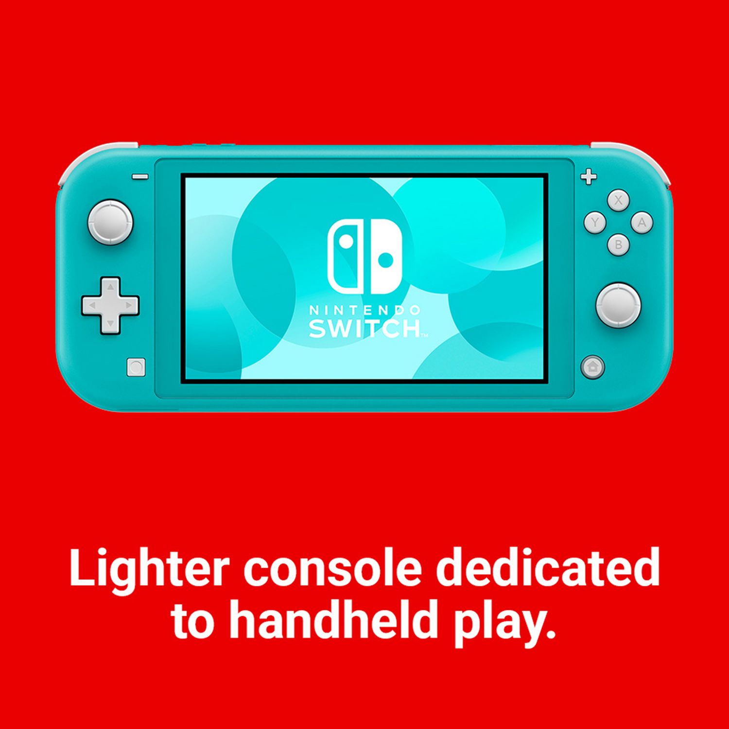 Nintendo Switch Lite turquoise handheld console (British brand)