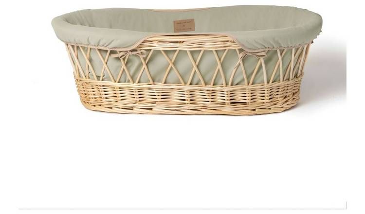 Clair de Lune Organic Wicker Moses - Sage