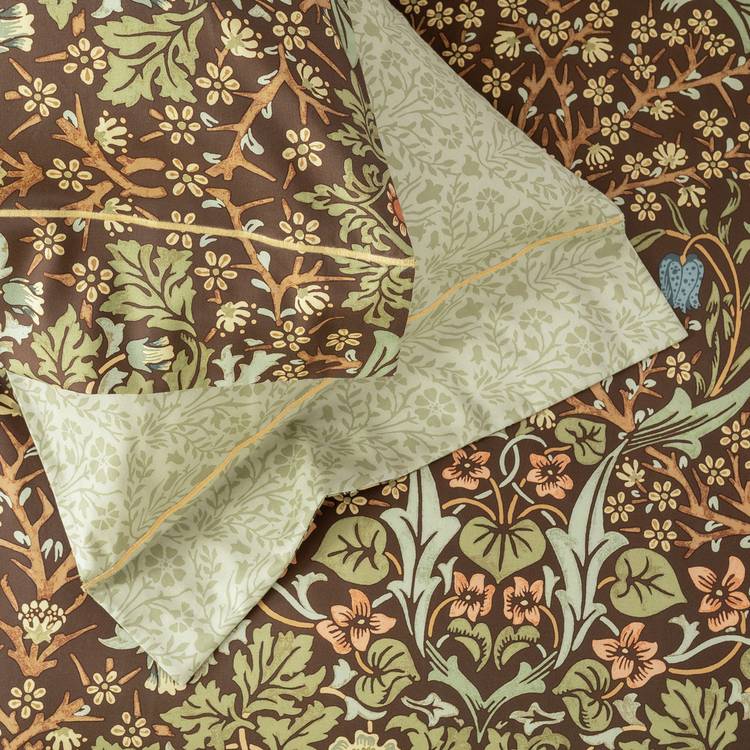 Habitat x Morris & Co Blackthorn bedding set single, imported from the UK