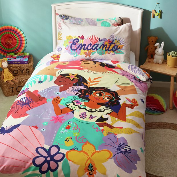 Disney Encanto cotton kids bedding set single, imported from the UK