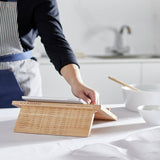 Sebastian Conran beech wood cookbook stand compact size - British product