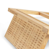 Sebastian Conran beech wood cookbook stand compact size - British product
