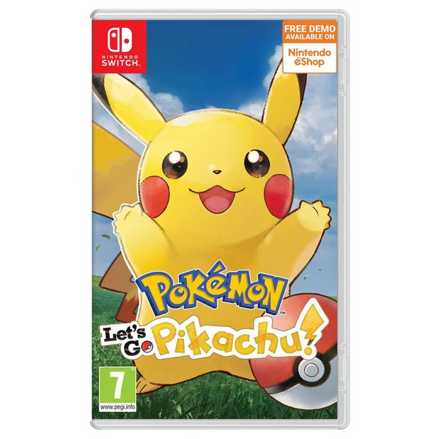 Pokémon Let's Go Pikachu Nintendo Switch game - British product