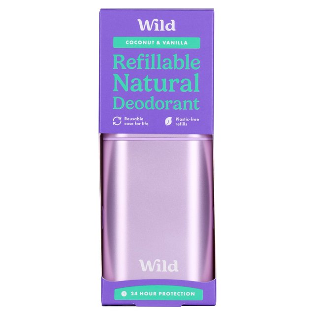 Wild Purple Case and Coconut & Vanilla Deo Starter Pack   40g GOODS M&S   