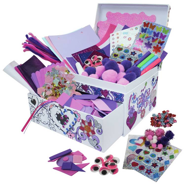Chad Valley Be U 1000 Piece Sparkle Box kids craft set, UK version
