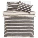 Argos Home fleece bedding set stripe printed single, UK version