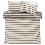 Argos Home fleece bedding set stripe printed single, UK version