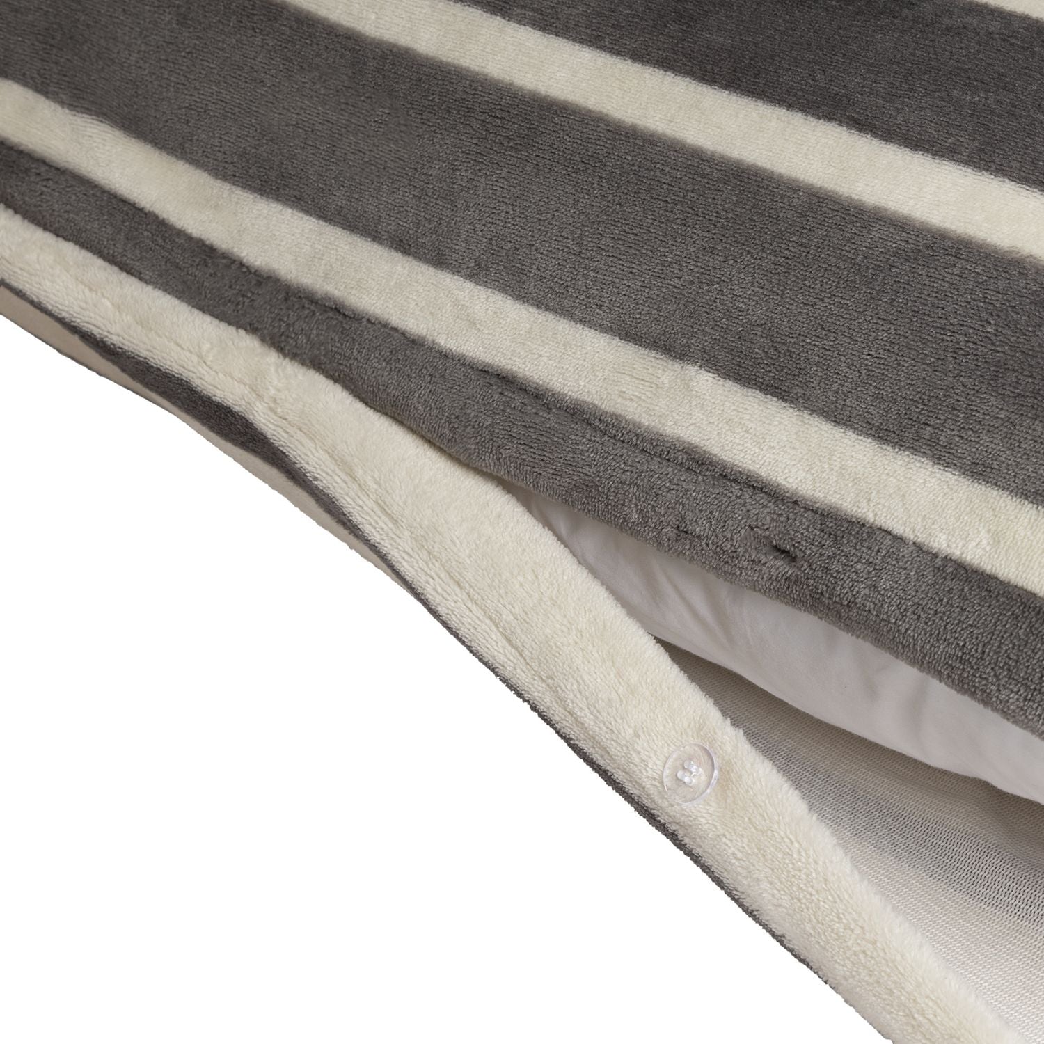 Argos Home fleece bedding set stripe printed single, UK version