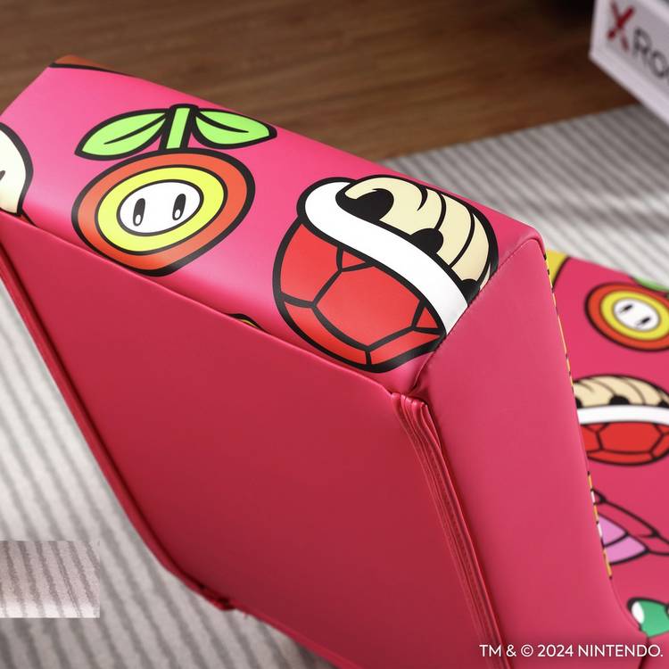 X Rocker Peach junior gaming chair with Mario artwork, UK version