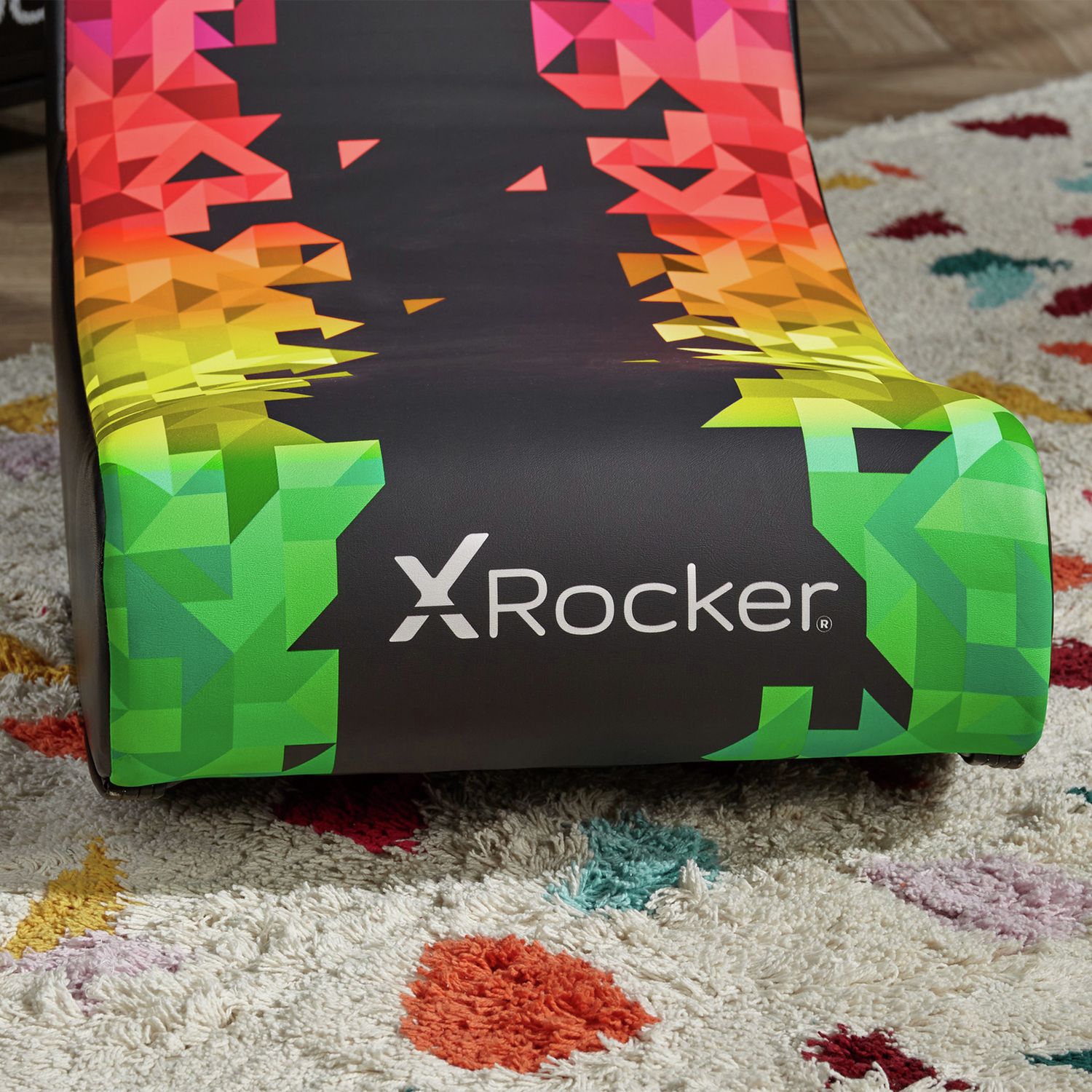 X Rocker Prism Video Rocker junior gaming chair Neon (British brand)