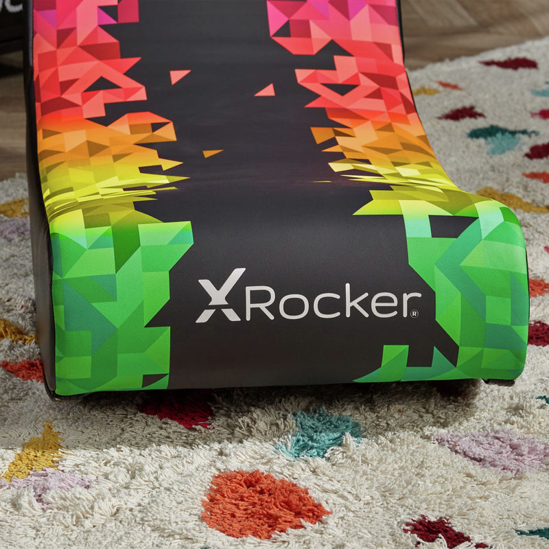 X Rocker Prism Video Rocker junior gaming chair Neon (British brand)