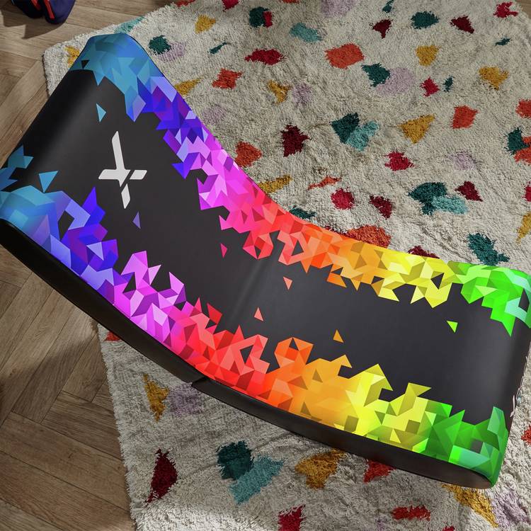 X Rocker Prism Video Rocker junior gaming chair Neon (British brand)