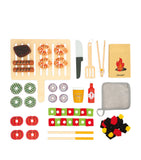 Janod wooden barbeque set, UK version