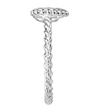 Boucheron white gold diamond Serpent Bohème ring, imported from the UK
