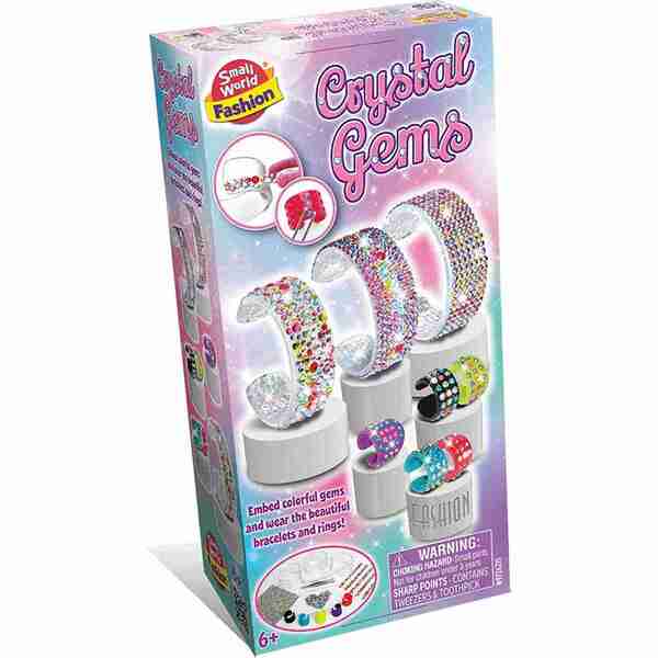 Small World Toys Crystal Gems Jewellery Kit, UK version