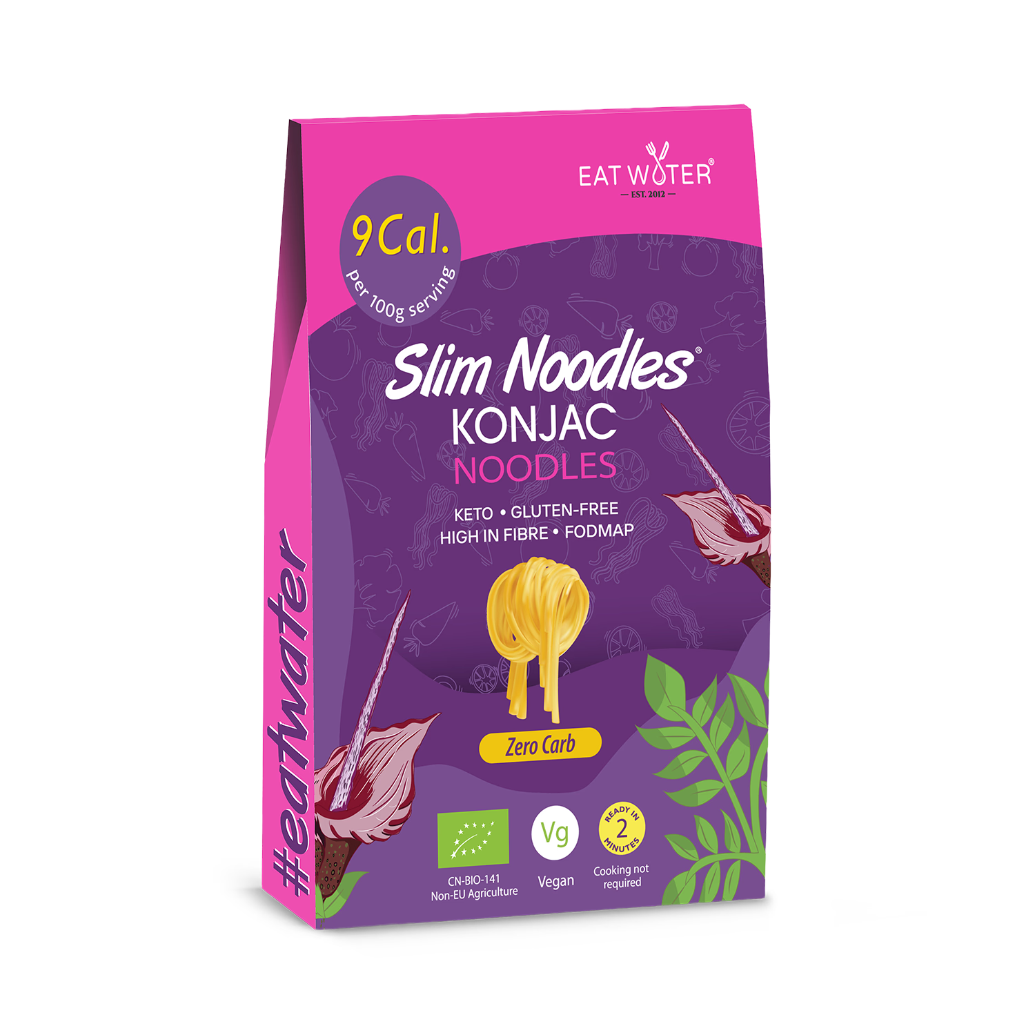 Eat Water Organic Slim Noodles Konjac 270g - British product