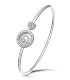 Chopard Happy Spirit bangle small white gold diamond, UK version