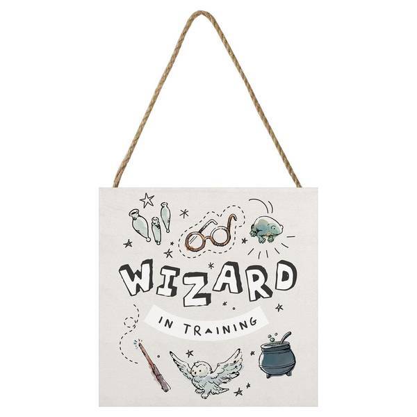 Harry Potter Wizard In Training wooden block, UK version