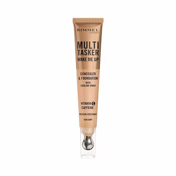 Rimmel Multi Tasker Light 030 Concealer Foundation 20ml, imported from the UK