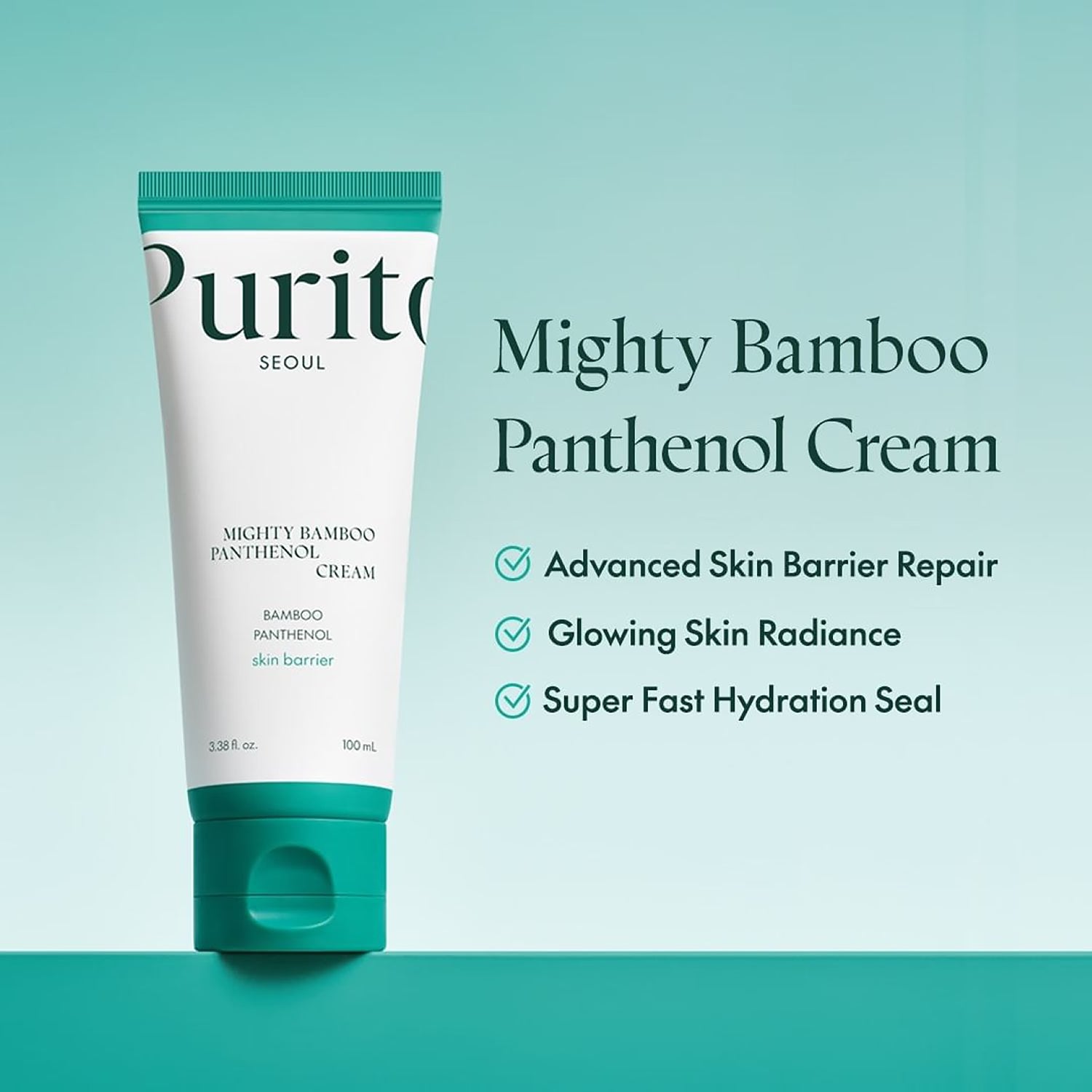 Purito Mighty Bamboo Panthenol cream 100ml, UK version
