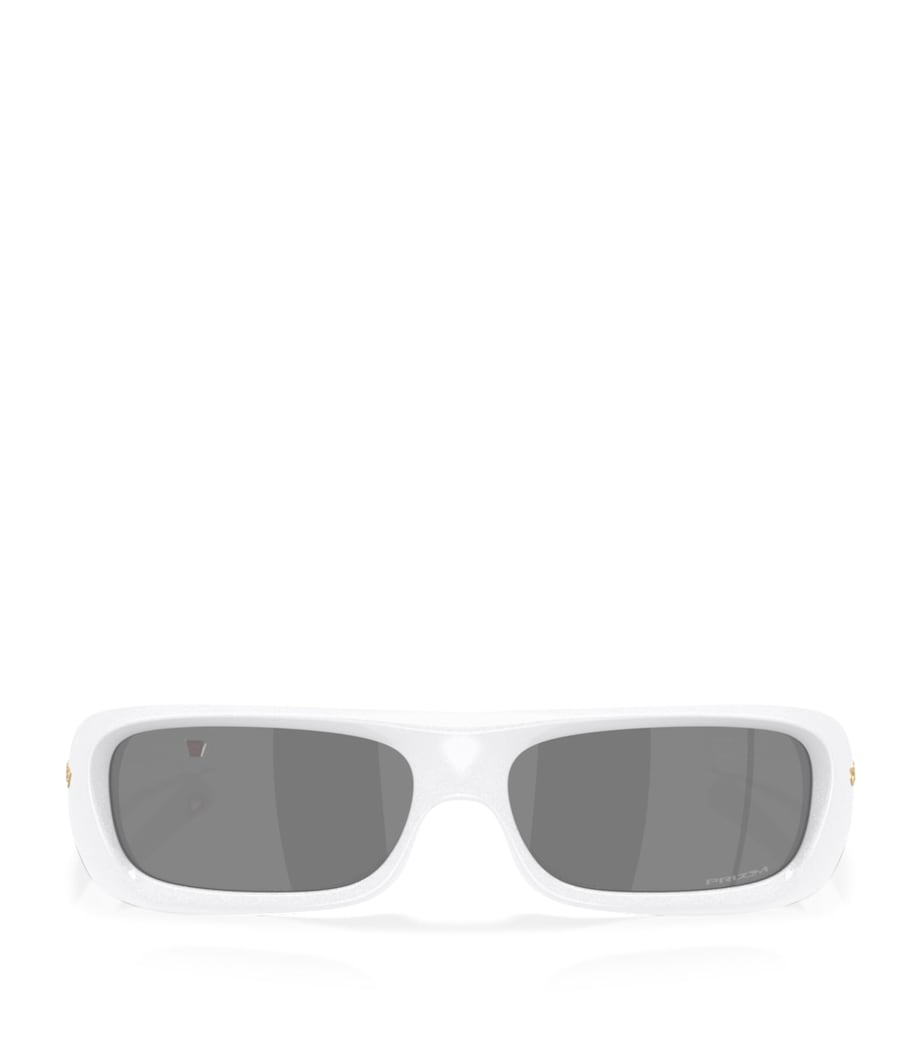 Oakley Permian Rectangle Sonnenbrille mit Prizm-Gläsern, importiert aus Großbritannien