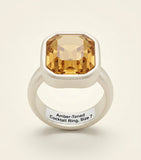 Givenchy crystal embellished sculptural ring (British brand)