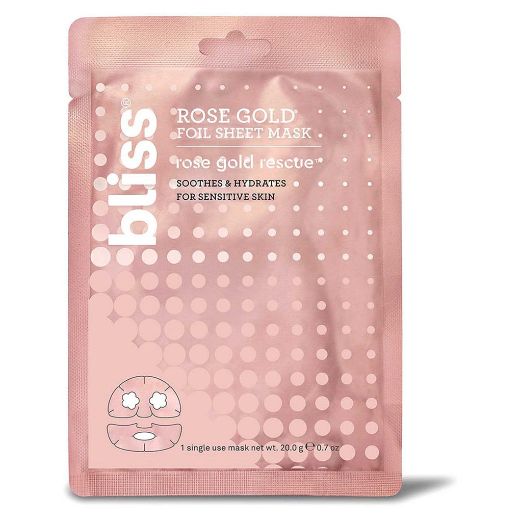 Bliss Rose Gold Foil Sheet Mask