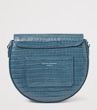 Aspinal of London Portobello croc-embossed leather cross-body bag, imported from the UK