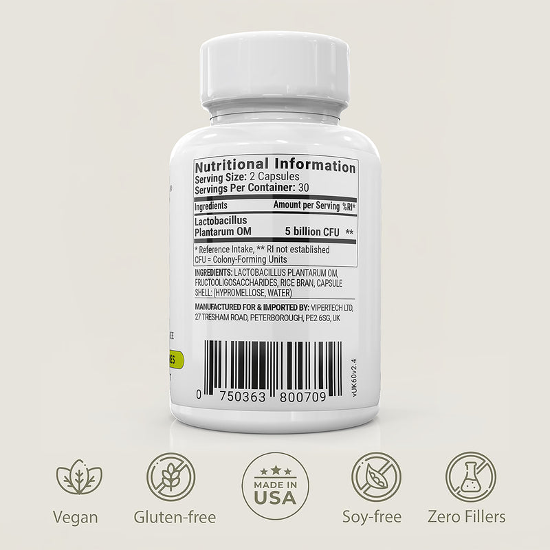 P3-OM Bio Cultures probiotic capsules 60 (British brand)