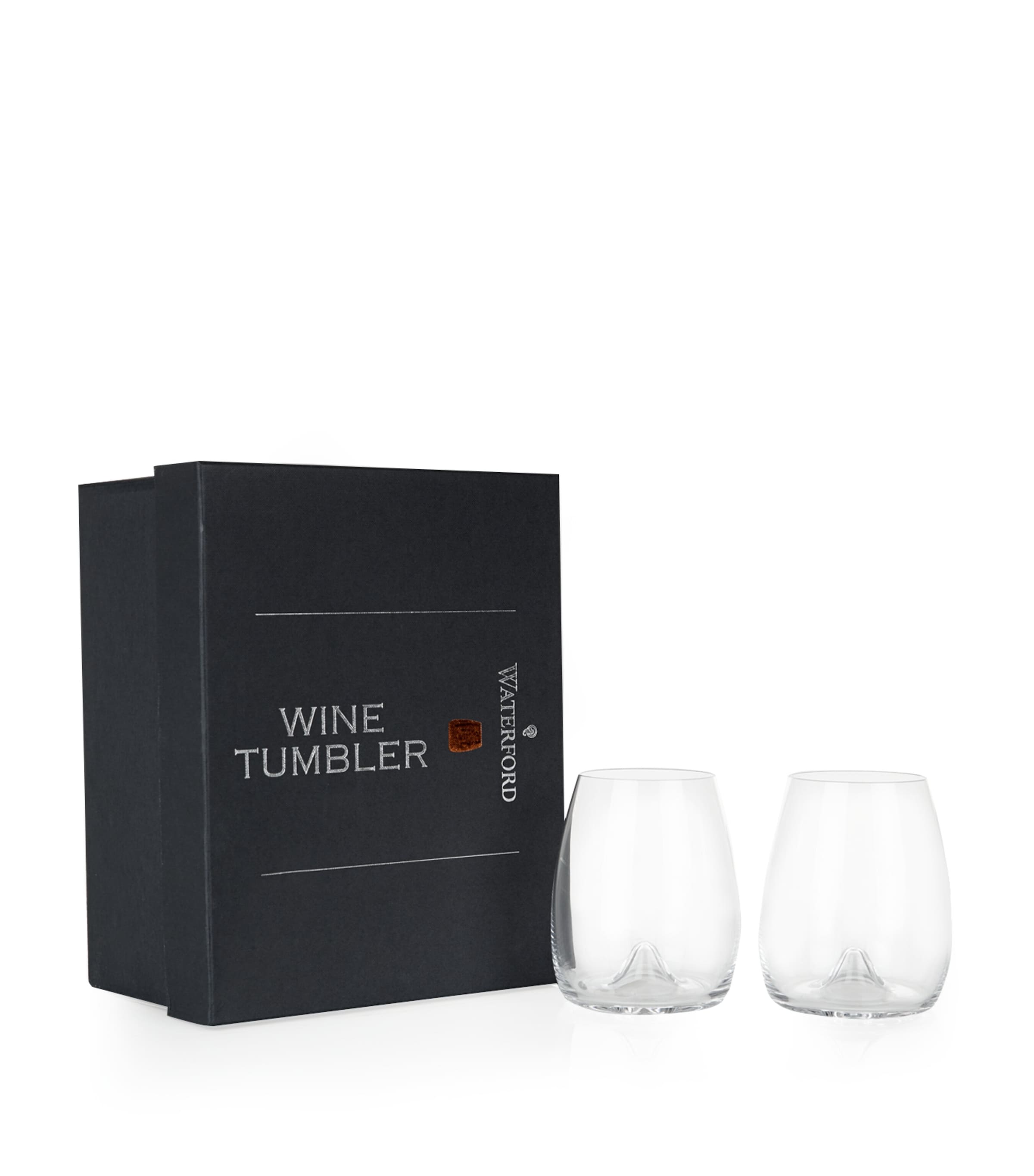 Waterford Elegance stemless wine glasses set of 2 (British brand)