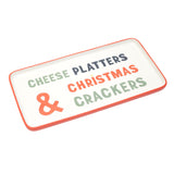 Habitat Christmas Slogan Platter Red GOODS Sainsburys   