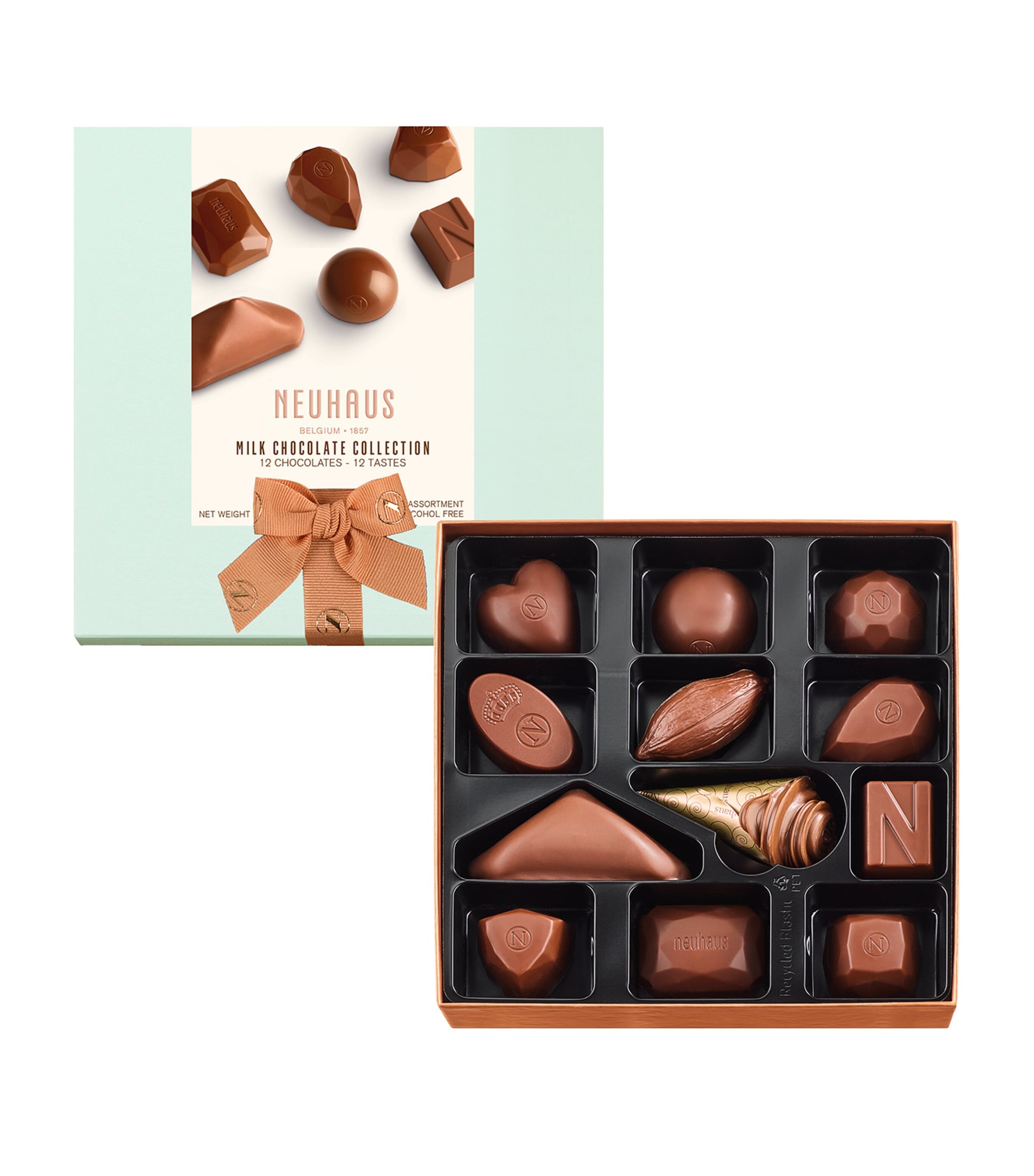 Neuhaus Small Collection milk chocolate box 144g, imported from the UK