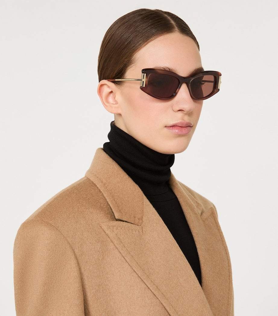 Max Mara cat-eye sunglasses acetate British product