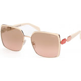 Pucci brune metall solbriller EP0169, UK versjon