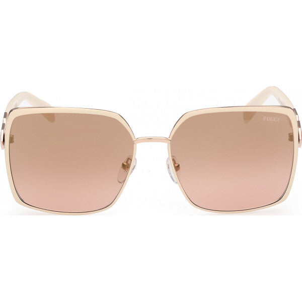 Pucci brune metall solbriller EP0169, UK versjon