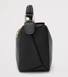 LOEWE small leather woven top-handle bag, UK version