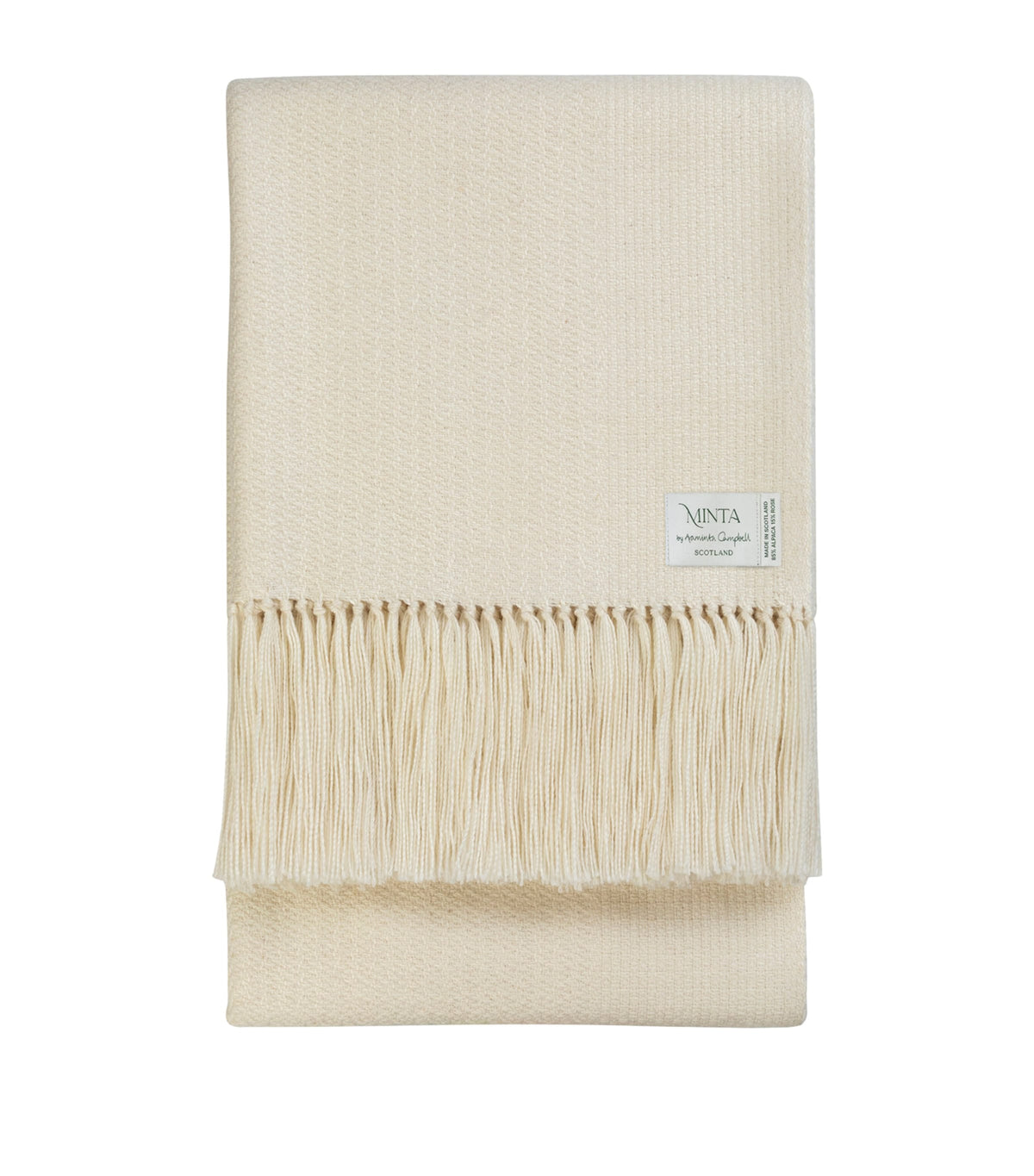 Araminta Campbell Woodland Alpaca-Blend Throw Blanket 150cm x 300cm - British product