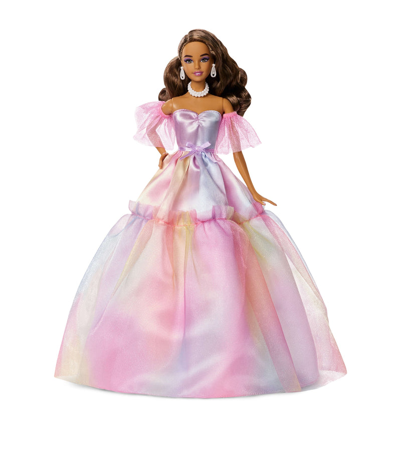 Barbie Geburtstagswünsche Puppe in pinkfarbenem Kleid, UK-Version
