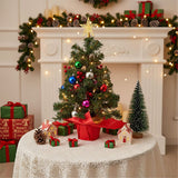 Livingandhome mini Christmas tree with lights 57cm, imported from the UK
