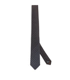 Giorgio Armani silk monogram tie 7cm - British product