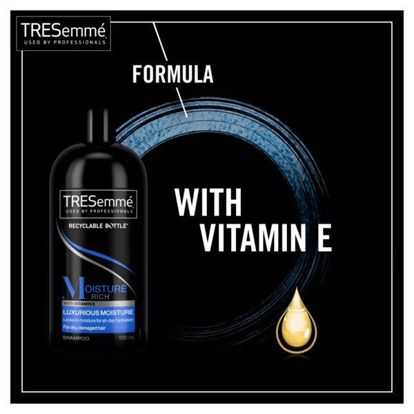 TRESemm Rich Moisture Shampoo for Dry Damaged Hair 900ml