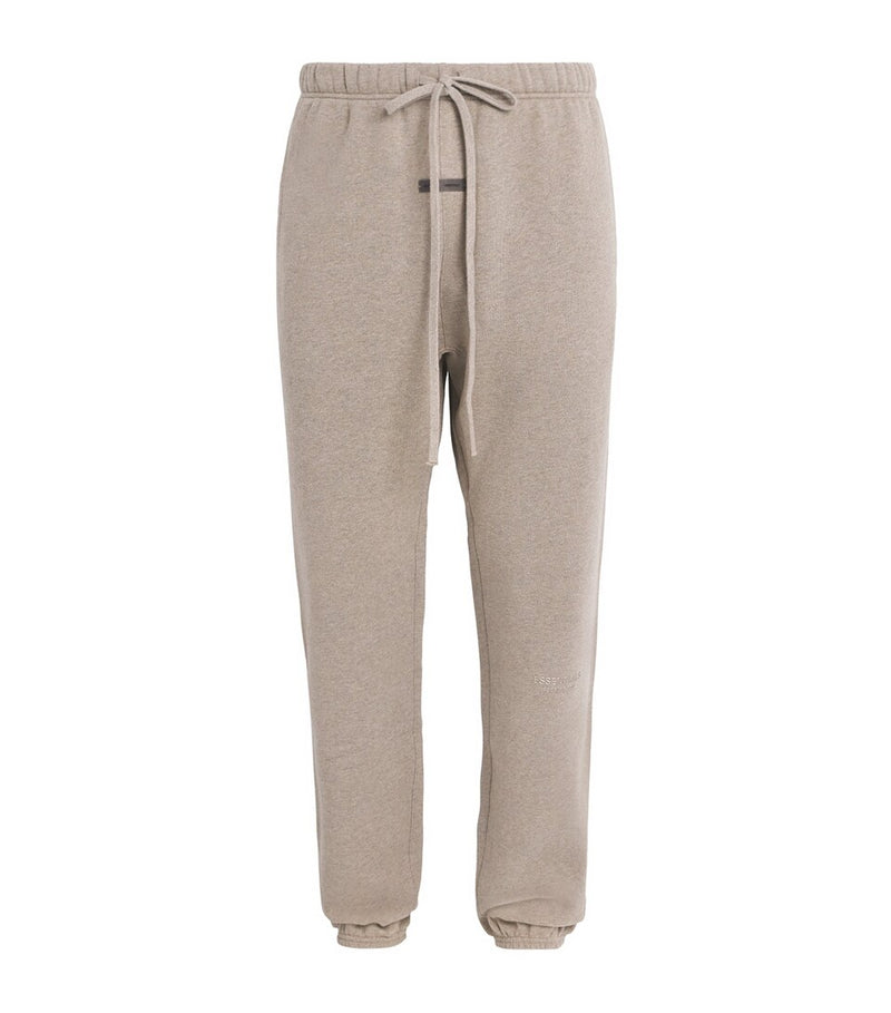 Cashmere and Cotton Blend Sweatpants with Turned-Up Cuffs and Pockets