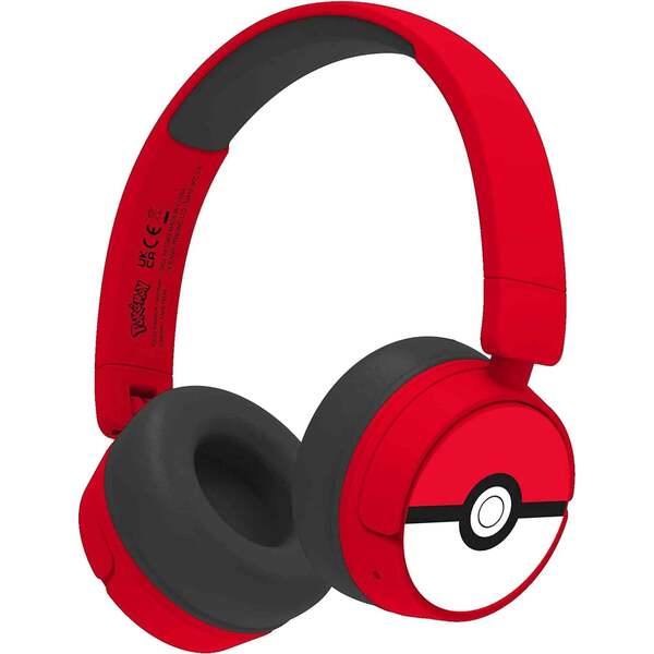 OTL Pokémon Pokéball wireless Bluetooth headphones for kids, UK version