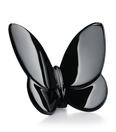 Ornement papillon en cristal noir pour la décoration de la maison