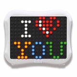 Quercetti Peg Brite light-up pin-board toy - British product