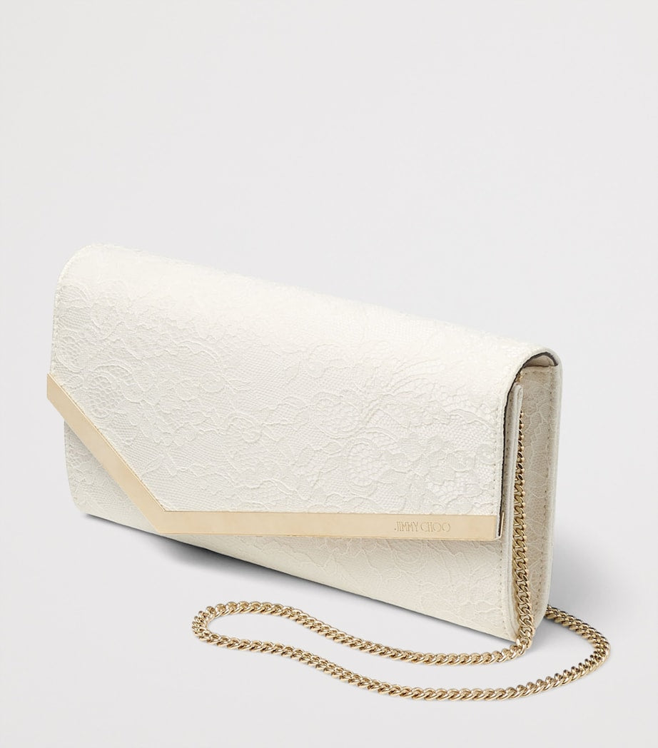 Jimmy Choo Lace Emmie clutch bag, UK version