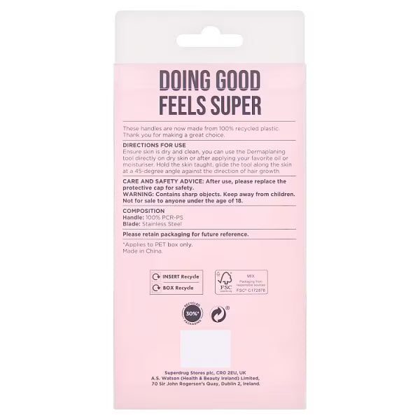 Studio London Dermaplaning Razor Tool 6 Pack (British brand)