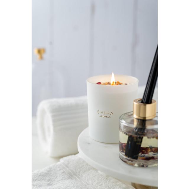 Shifa Aromas Soy Candle Plum Orchid & Vanilla